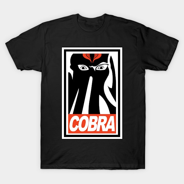 Obey Cobra! T-Shirt by ClayGrahamArt